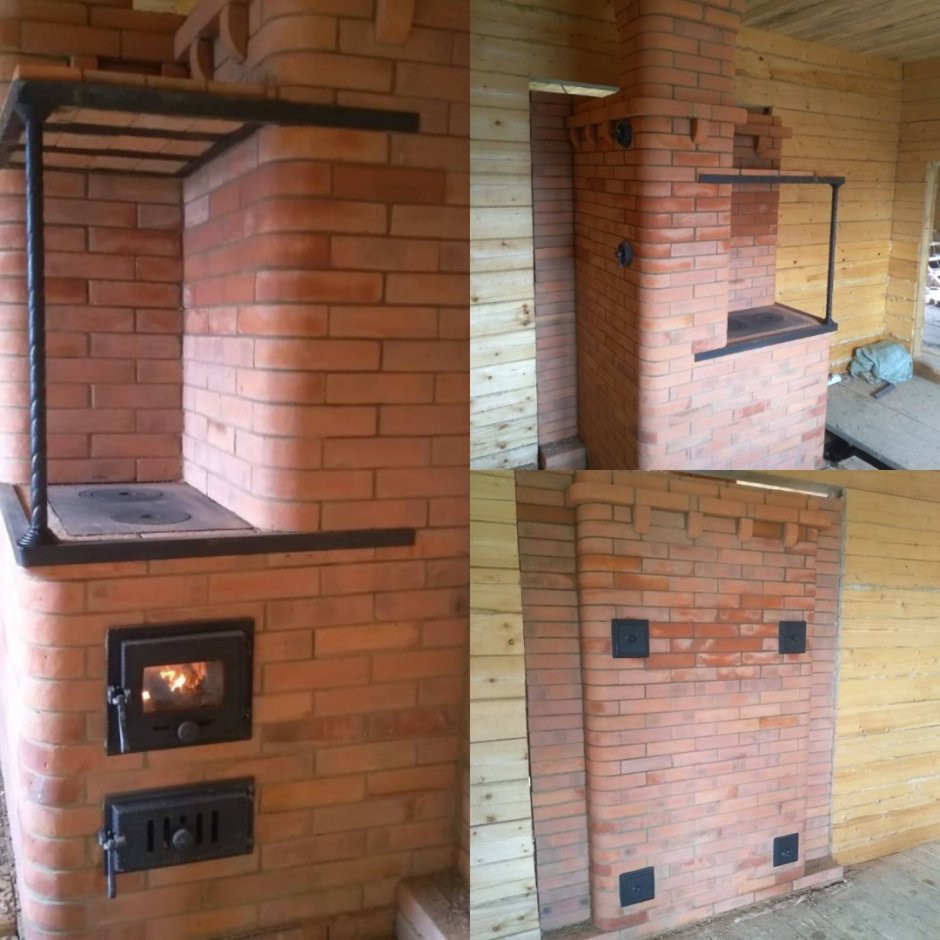 Отопительно варочная печь шведка Малютка