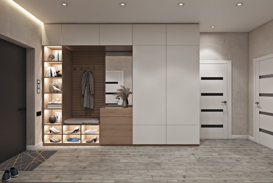 Интерьер в прихожей 2 м2