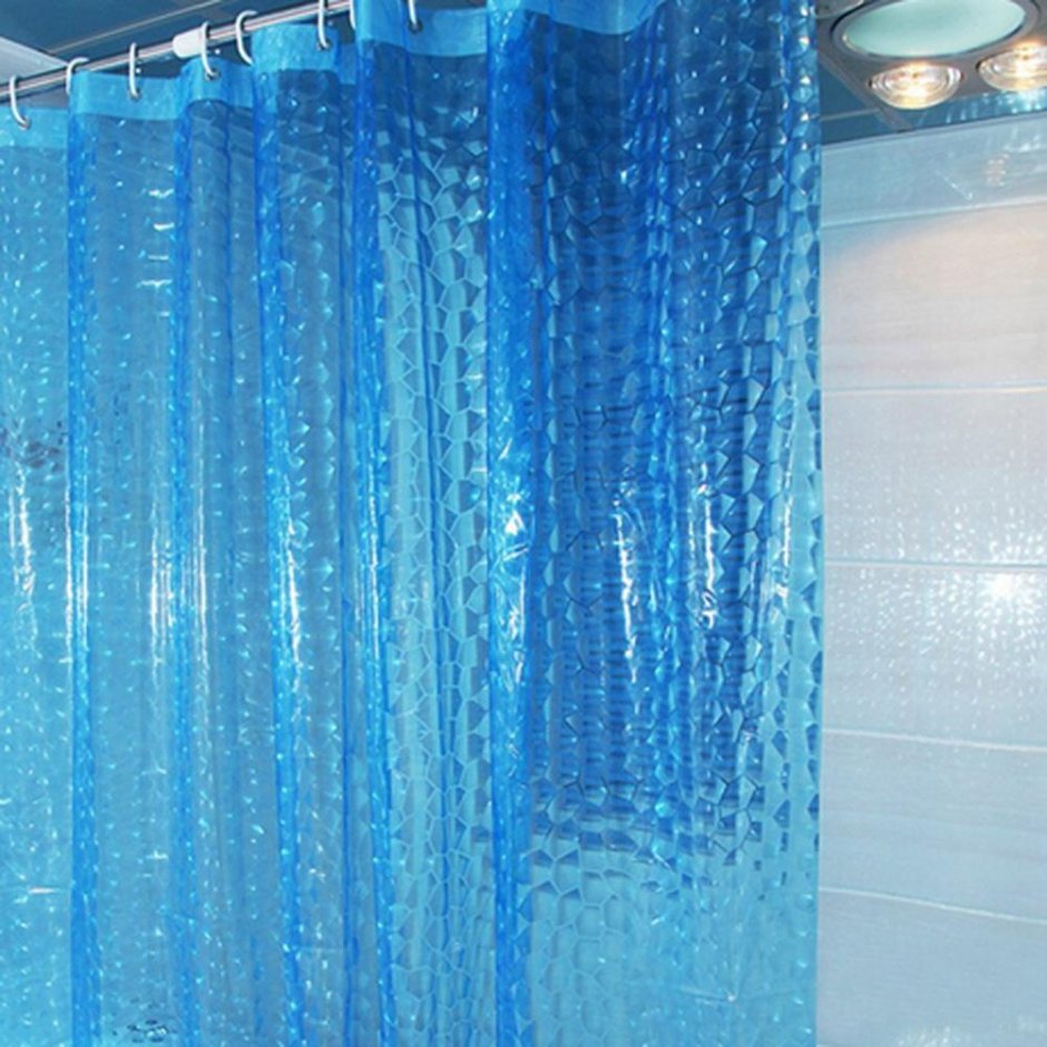 Zalel штора для ванной 180х180 3d Cyan
