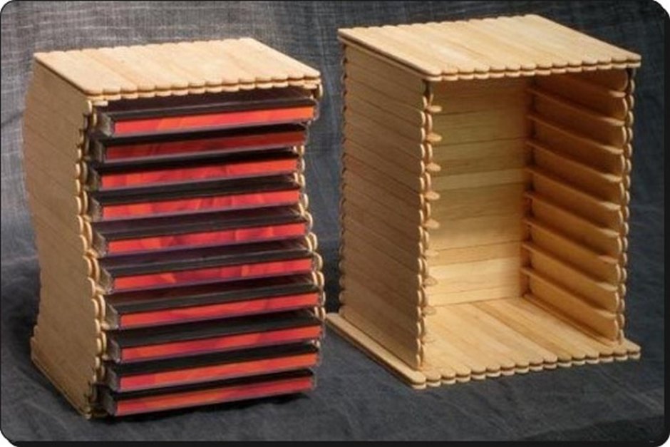 Фонарик из палочек для суши