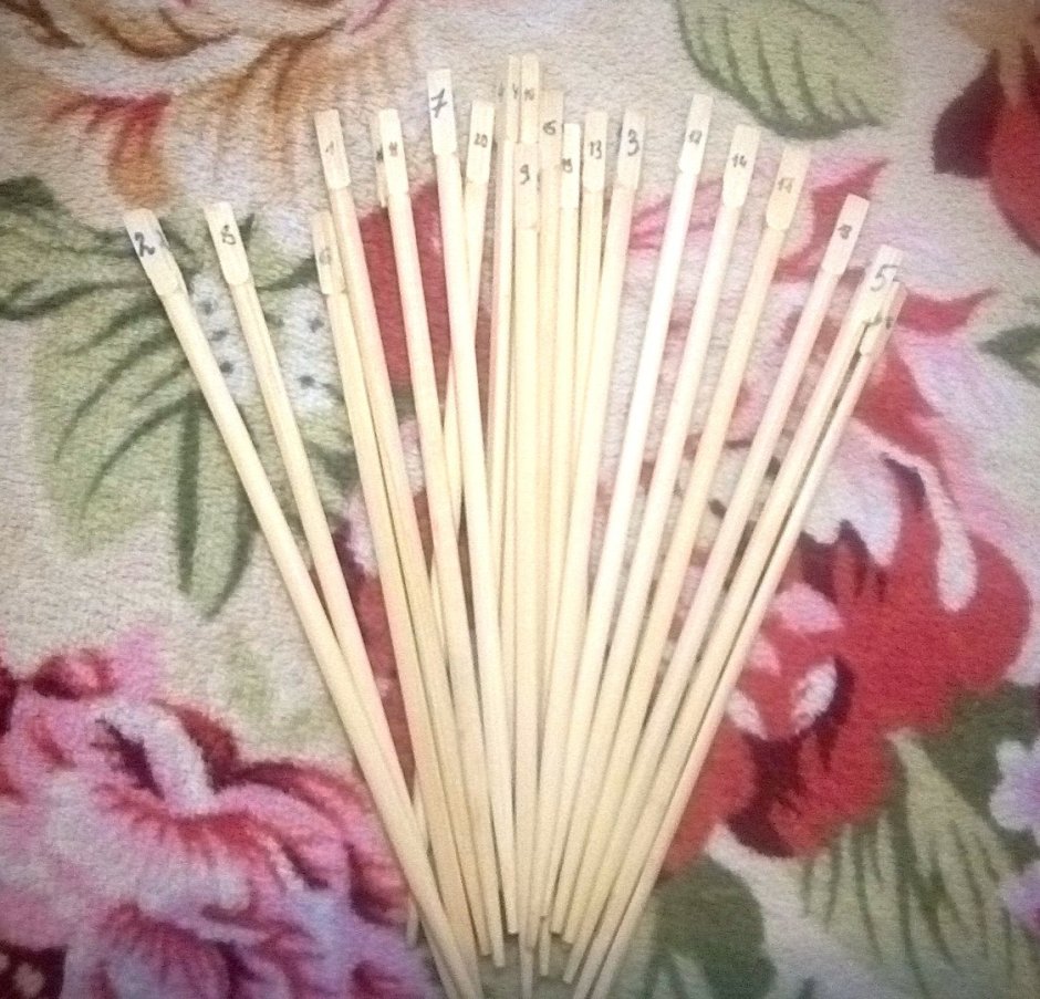 Подставка из китайских палочек