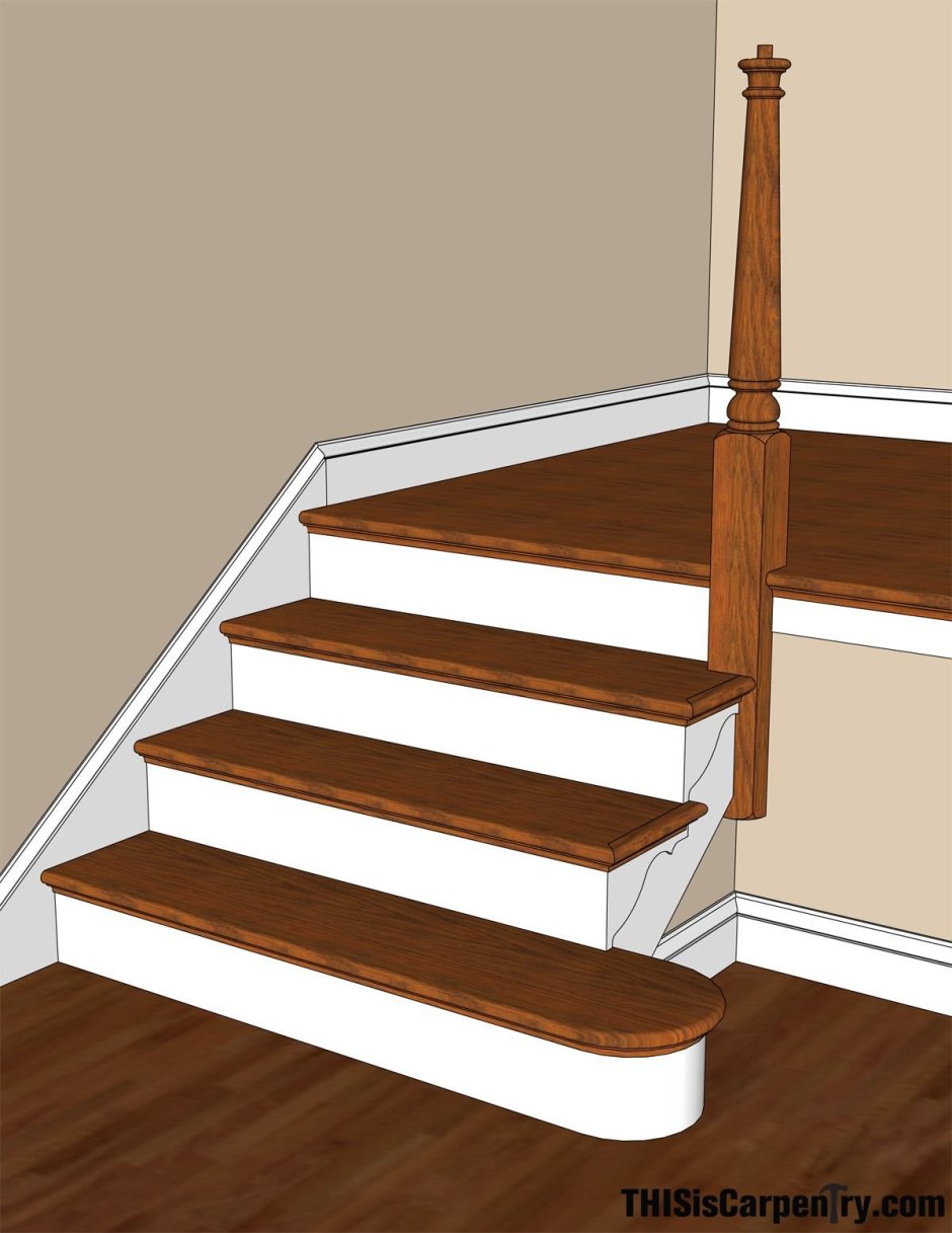 Линолеум на ступеньки лестницы