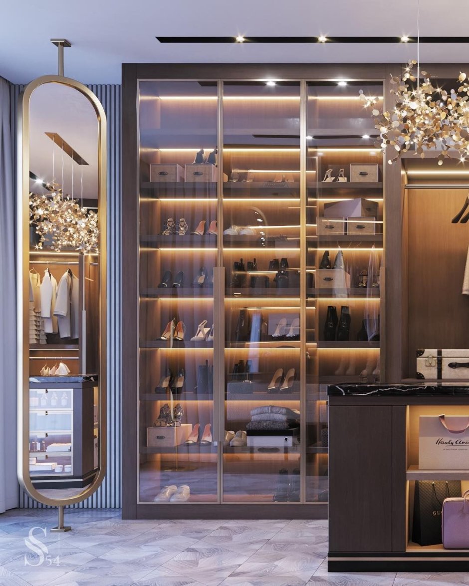 Гардероб мечты интерьер