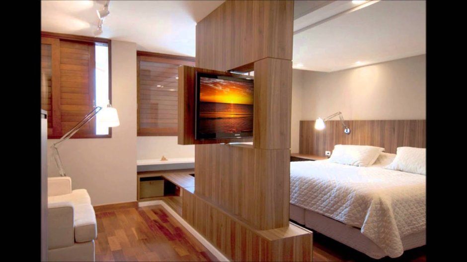 Перегородка с телевизором