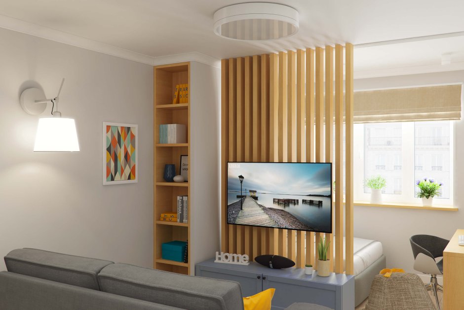 Перегородка для зонирования комнаты