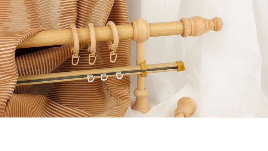 Гардина деревянная