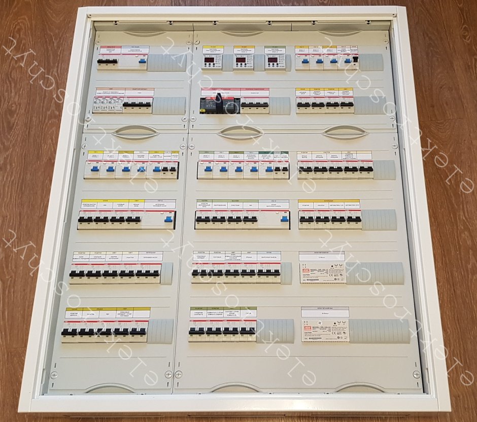 Щит АББ 216 модулей