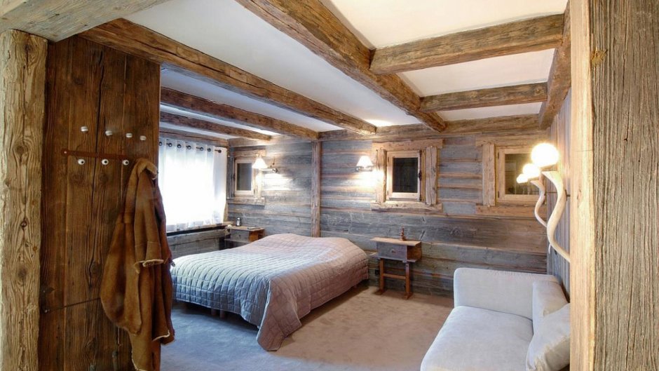 Стиль интерьера Шале в деревянном доме