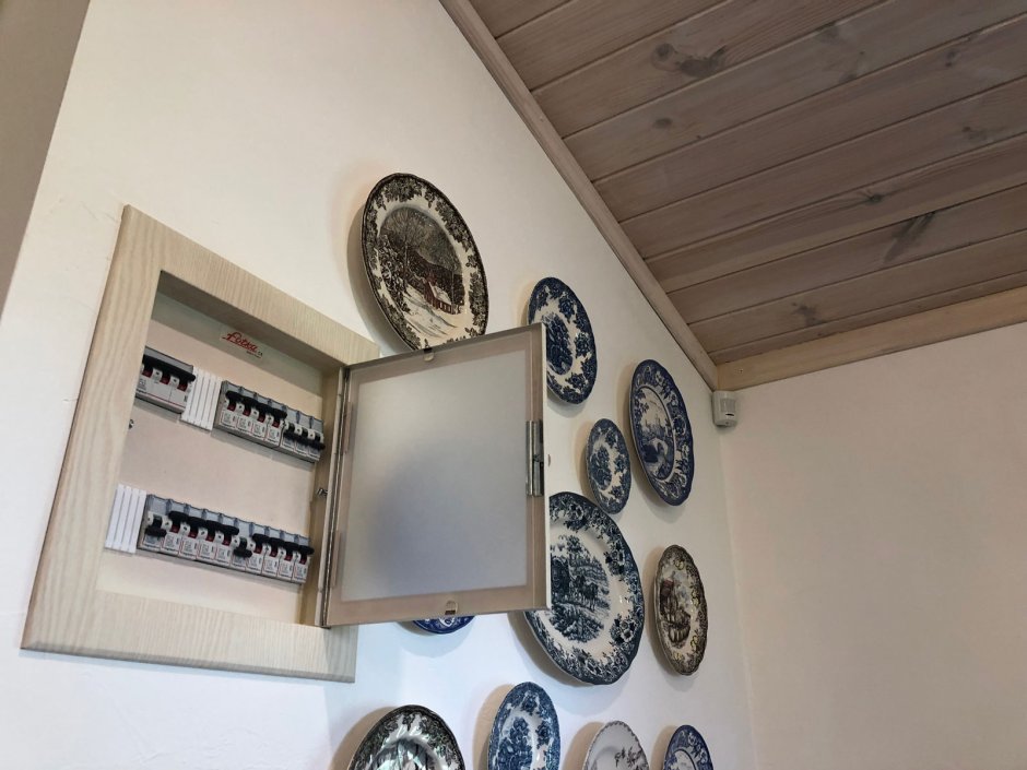 Электрический щиток в интерьере