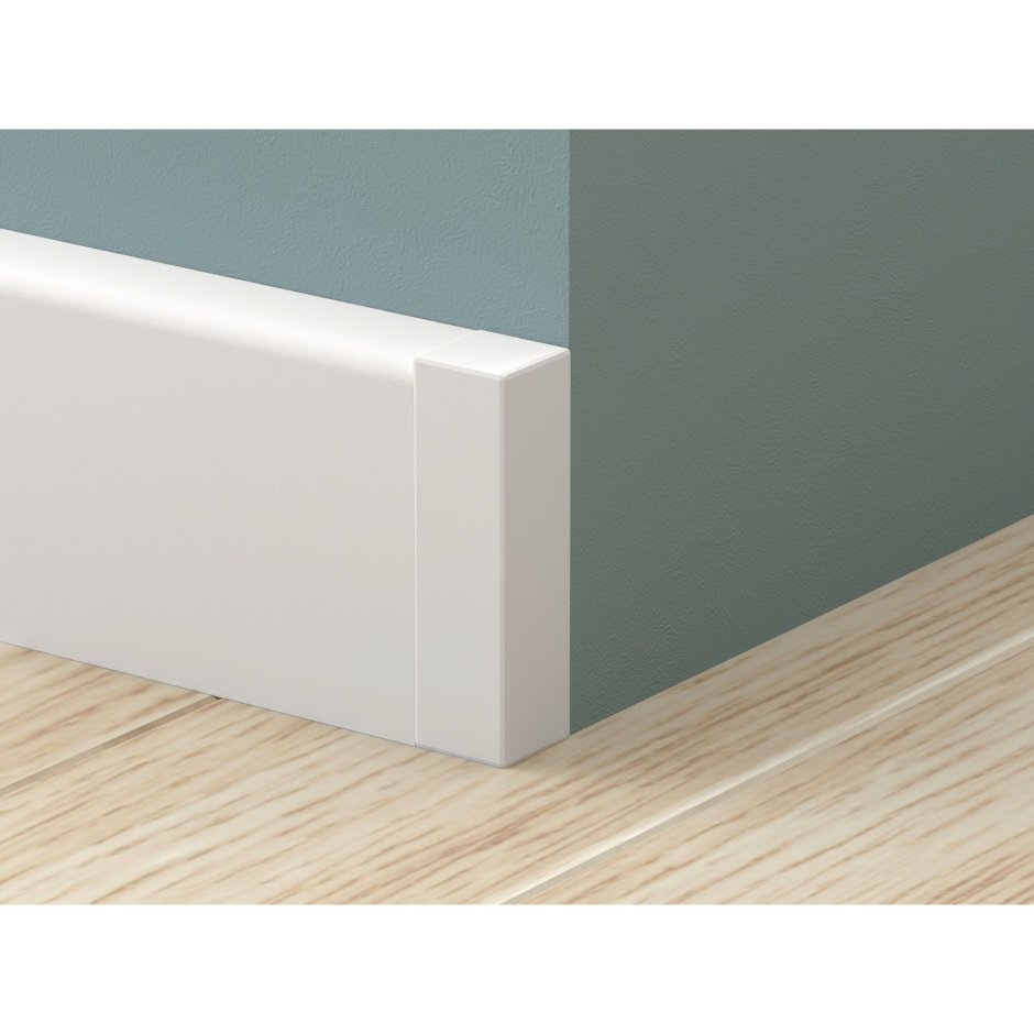 Соединитель напольного плинтуса Grace Smartprofile Paint белый 122 мм 6 шт