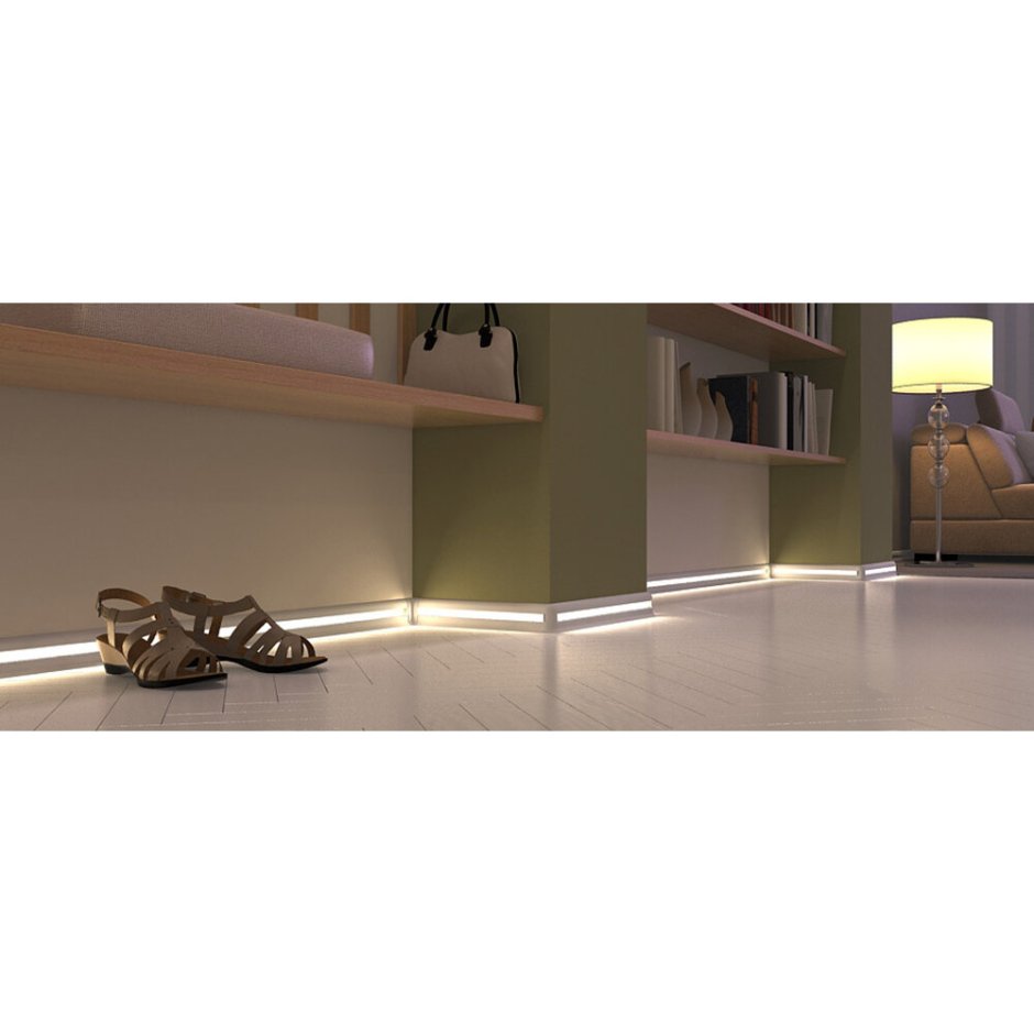 Плинтус Рико Лео под светодиодную ленту