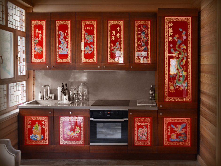 Кухонный гарнитур в китайском стиле