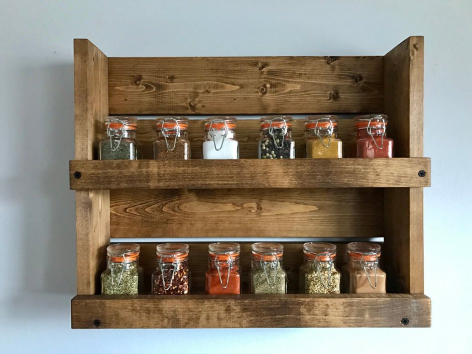 Полка для банок на кухню
