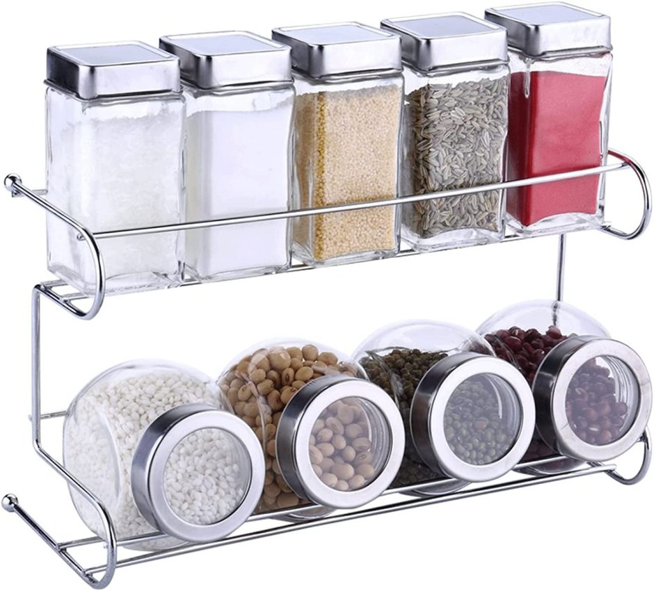 Навесная полка для специй vs Top Spice 185х84х456мм