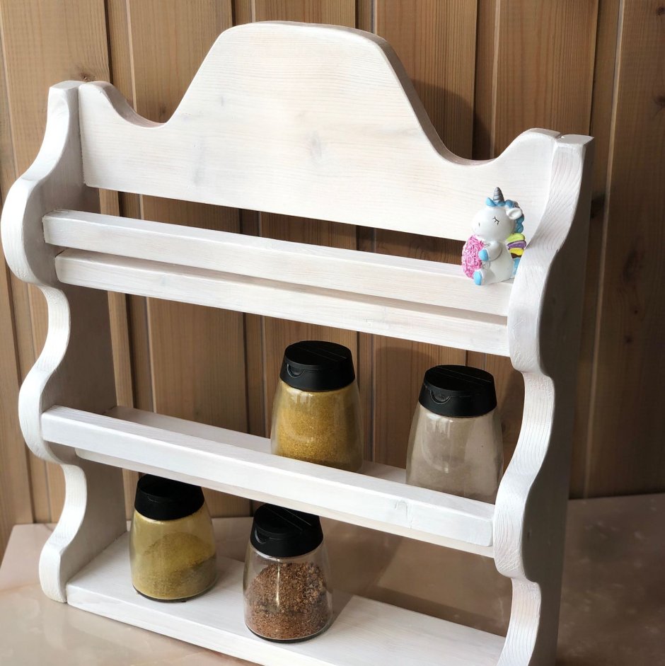 Полка для специй, 6 банок s4006