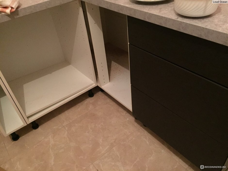 Угловой кухонный шкаф Леруа