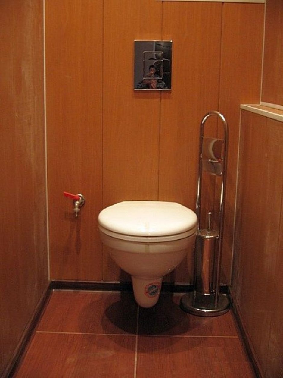 МДФ панели в туалете