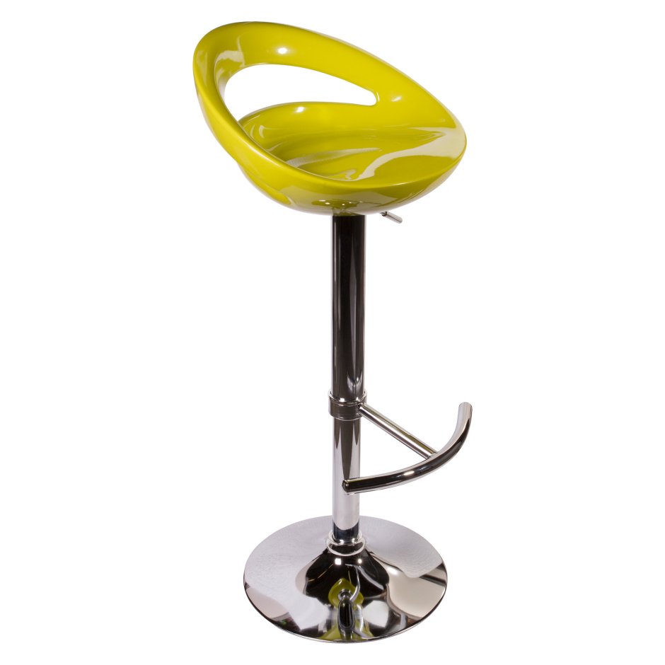 Сиденье для барного стула круглое 22,5х46 см, цвет зелёный