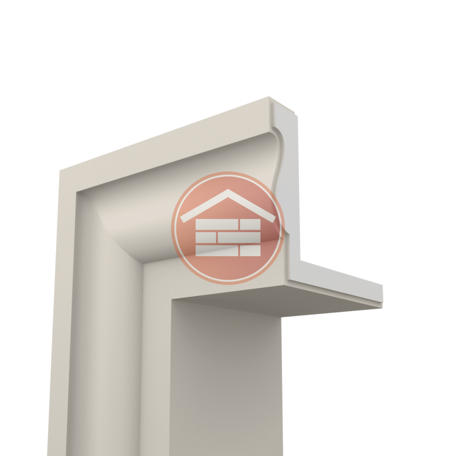 Отделка окна молдингом в интерьере