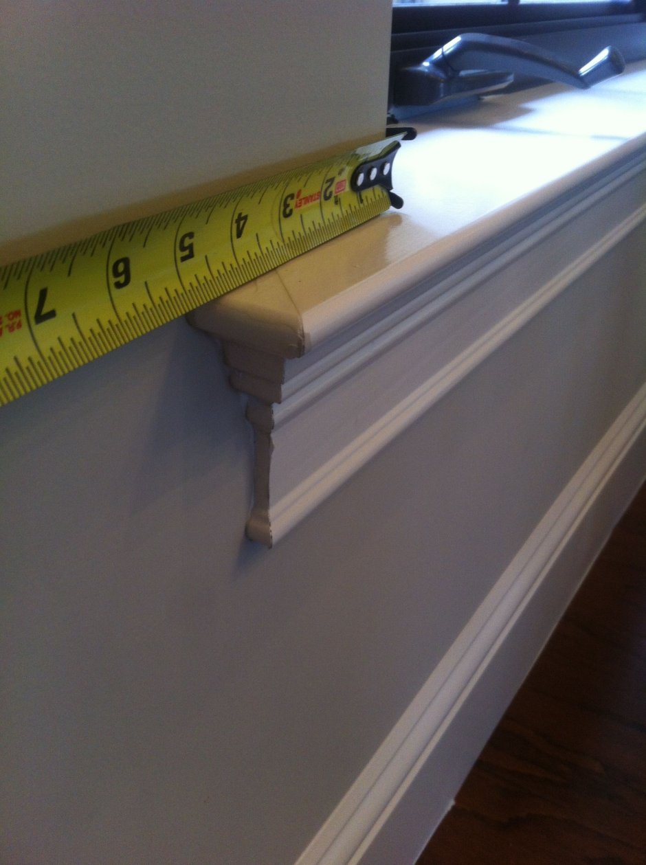 Обрамление окна молдингом