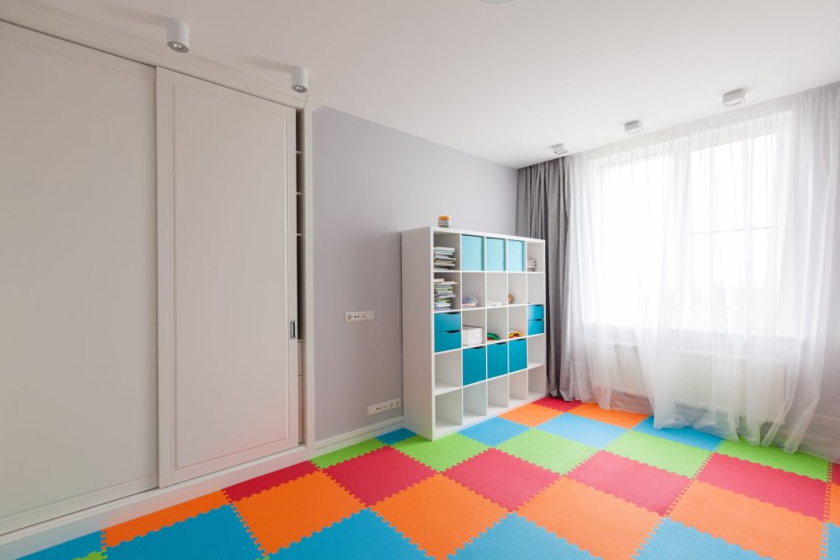 Интерьер детской комнаты без мебели