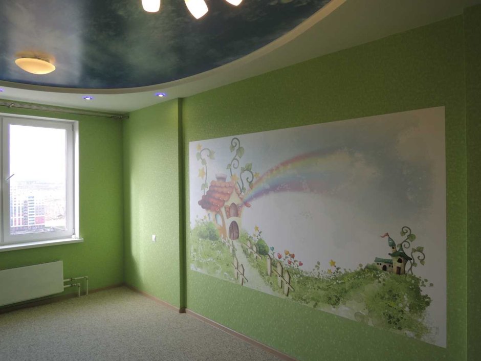 Ремонт детской комнаты без мебели