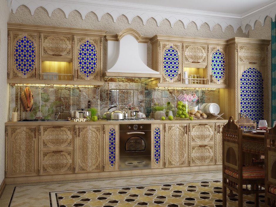 Кухня в стиле Марокко