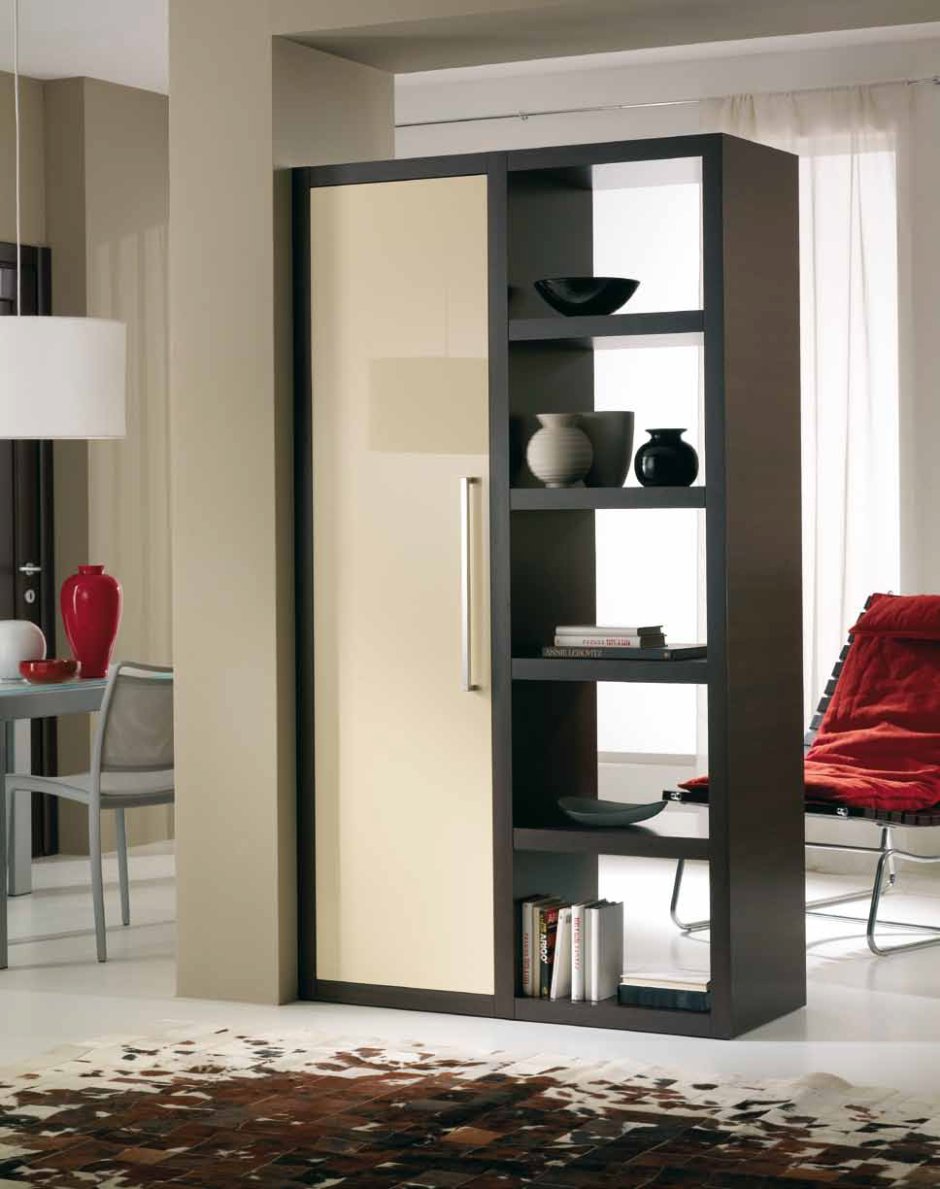 Мебельная перегородка для зонирования комнаты