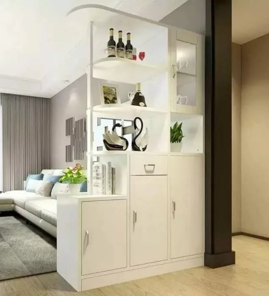 Шкаф перегородка в прихожую