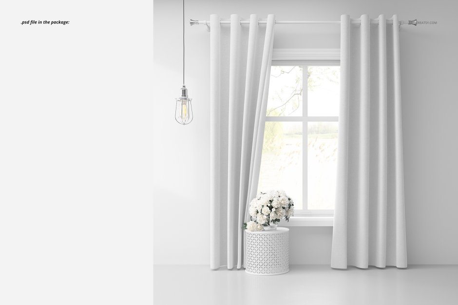 Шторы мокап