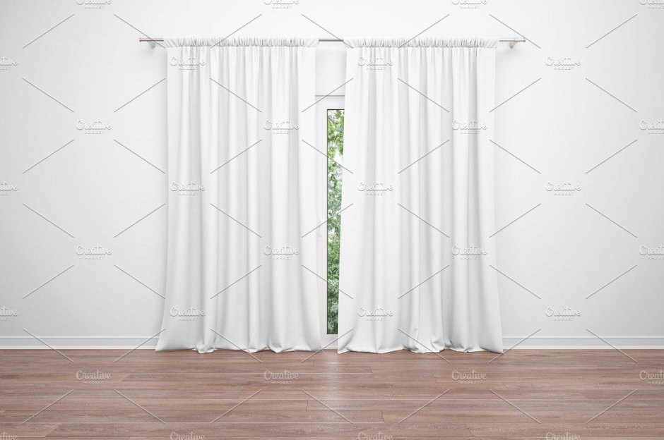 Шторы мокапы