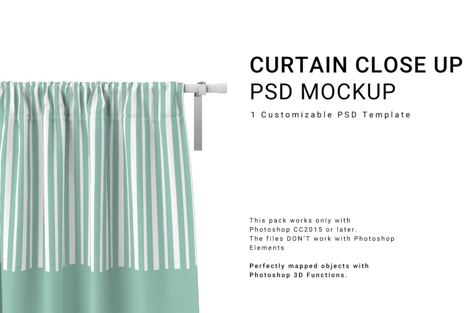 Шторы мокапы