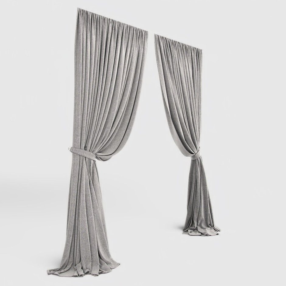 Складки шторы мокап