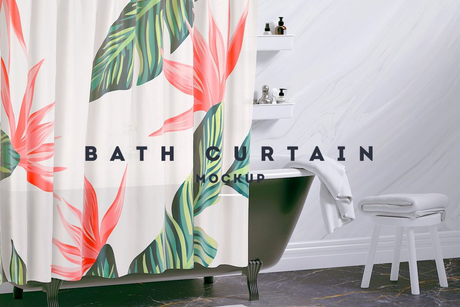 Упаковка для штор мокап