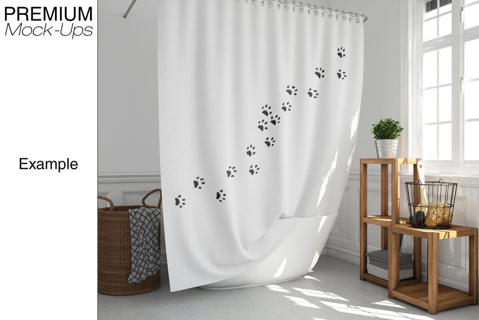 Curtains Mockup