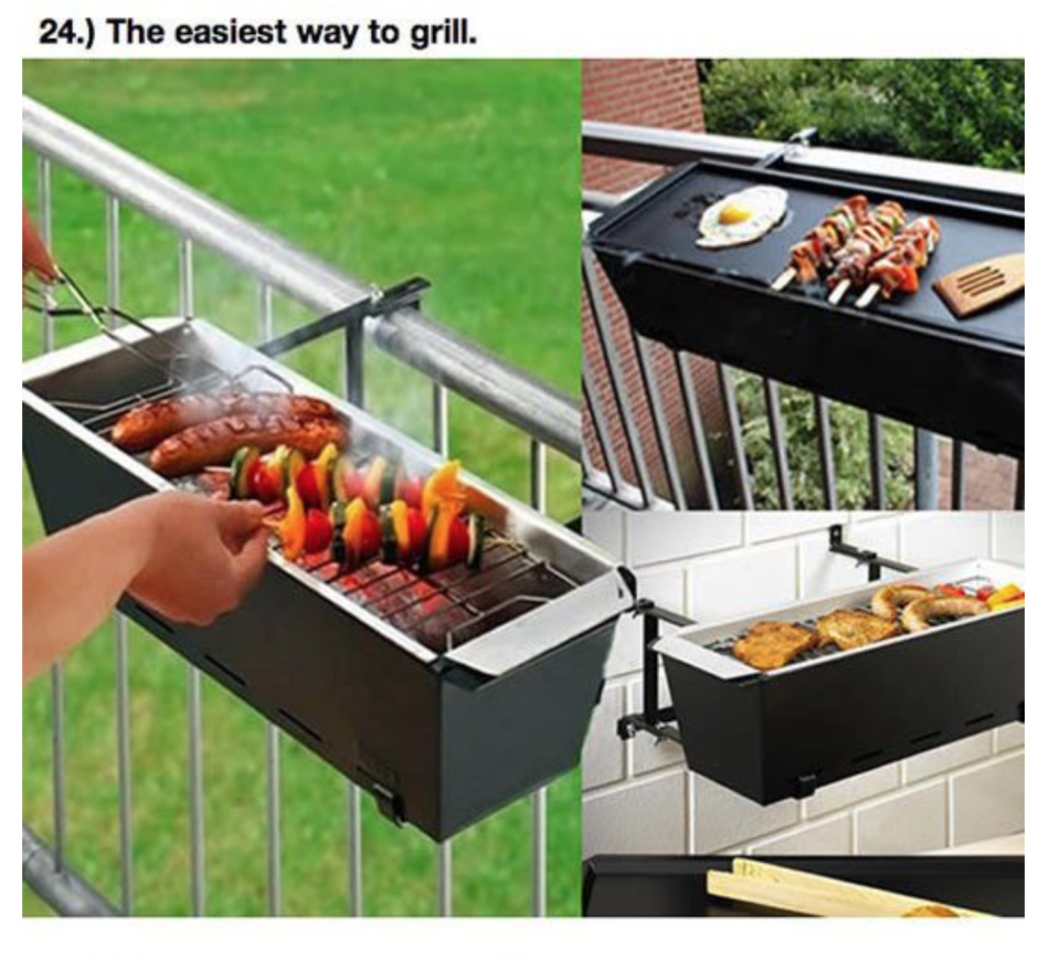 Гриль на балконе