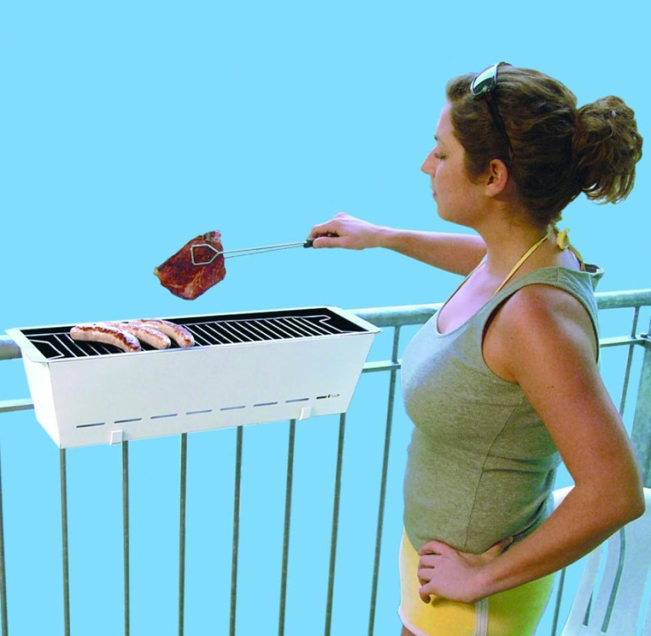 Шашлык на балконе