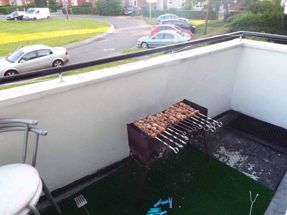 Мангал из кирпича