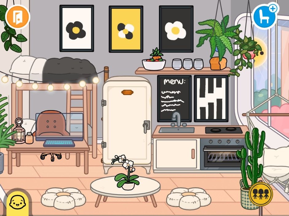 Идеи для комнаты в toca boca