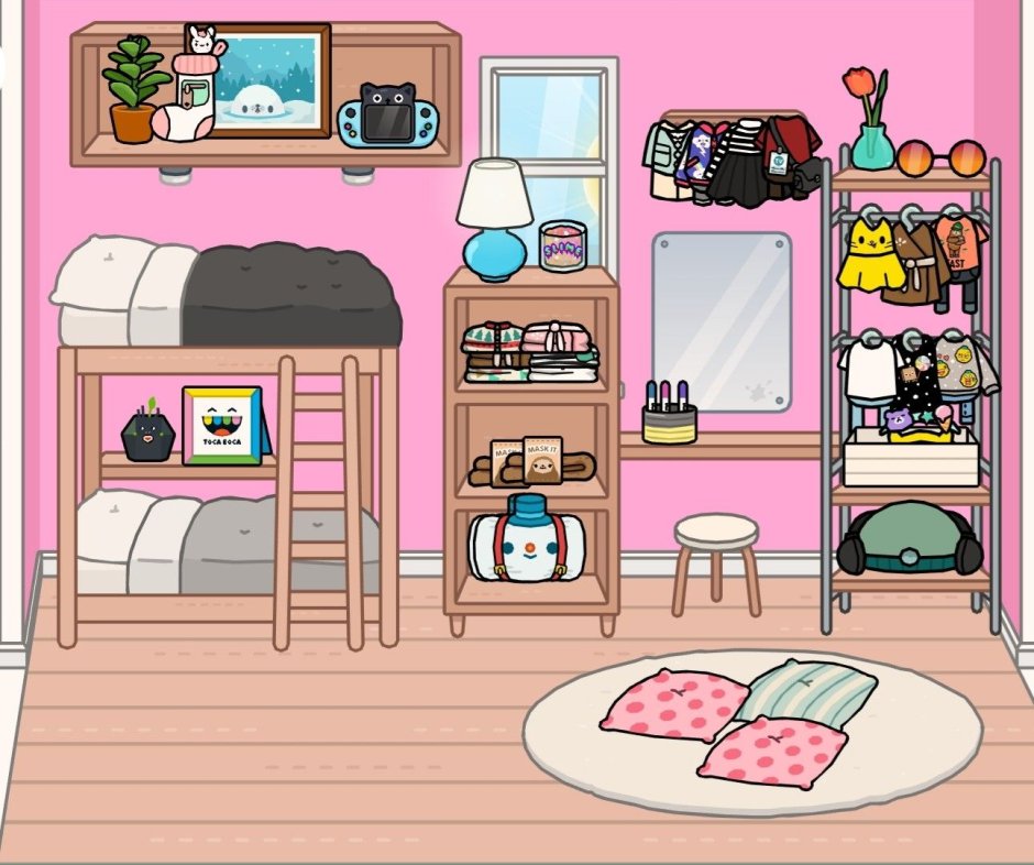 Комнаты в toca World