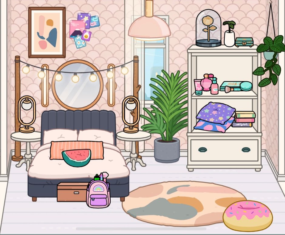 Красивая обустройство в toca boca дома картинки