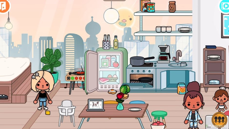 Toca Life World комнаты