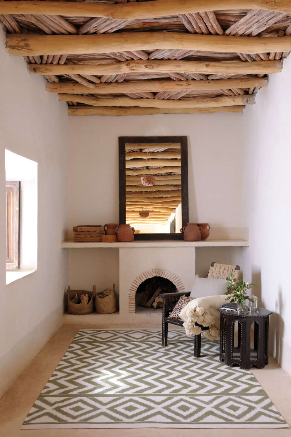 Ковер в каминную зону