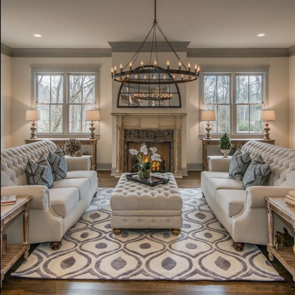 Гостиные в американском стиле