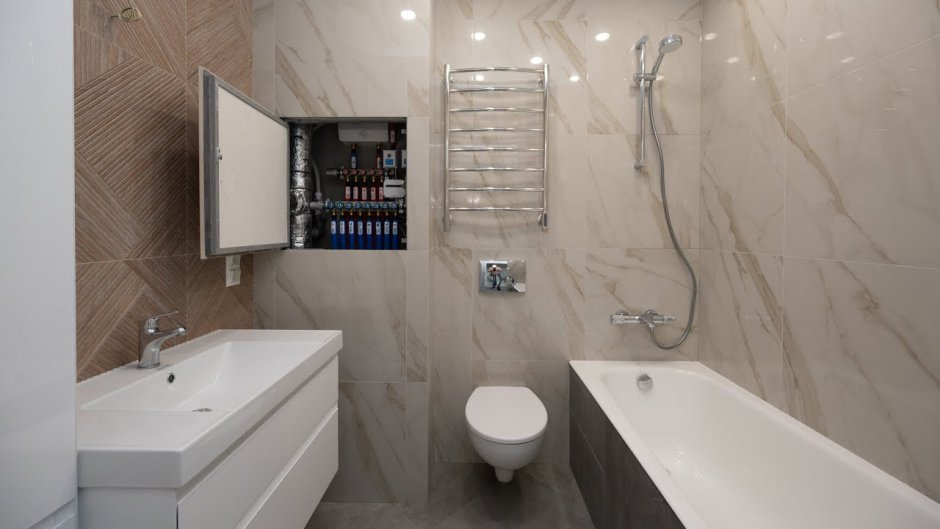 Туалет чистовая отделка