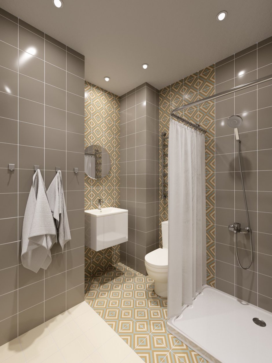 Ванная комната от застройщика пик