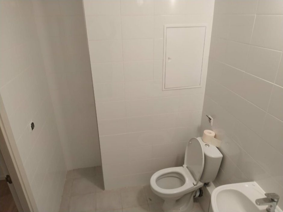 Ванная комната с отделкой застройщика