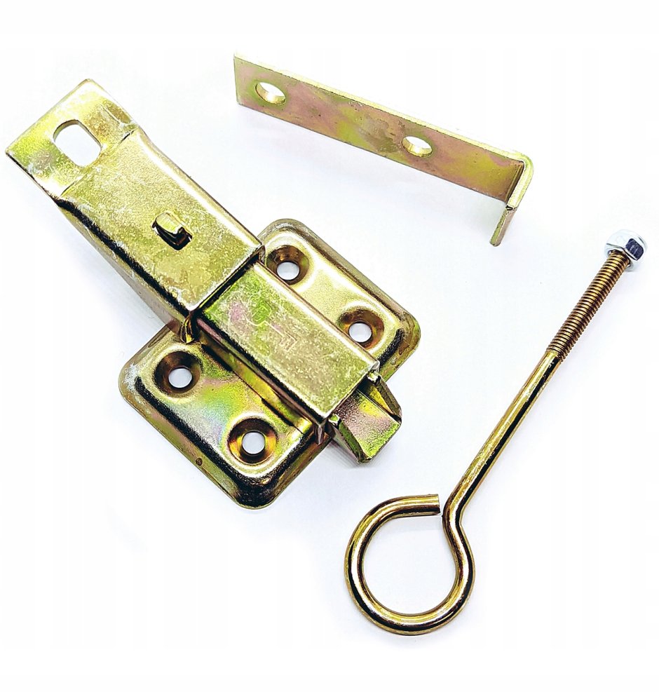 Фиксатор самооткрывающийся с защелкой белый am-zat-a1-10