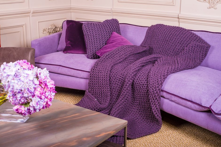 Накидка на угловой диван