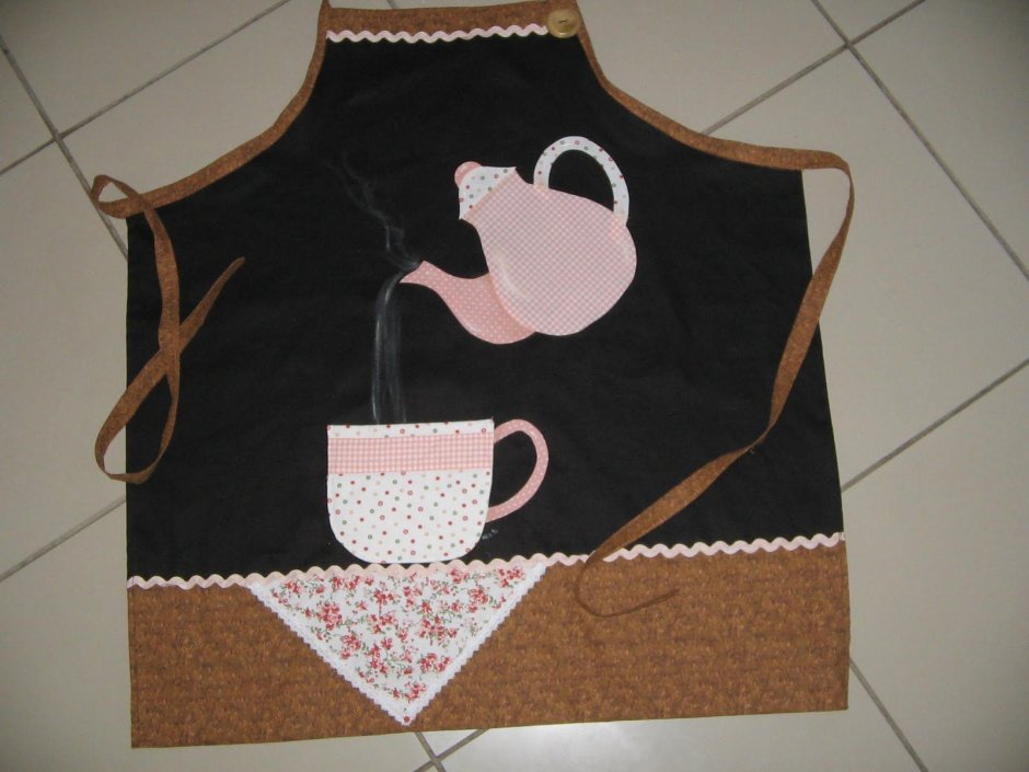 Лоскутное шитье фартуки для кухни